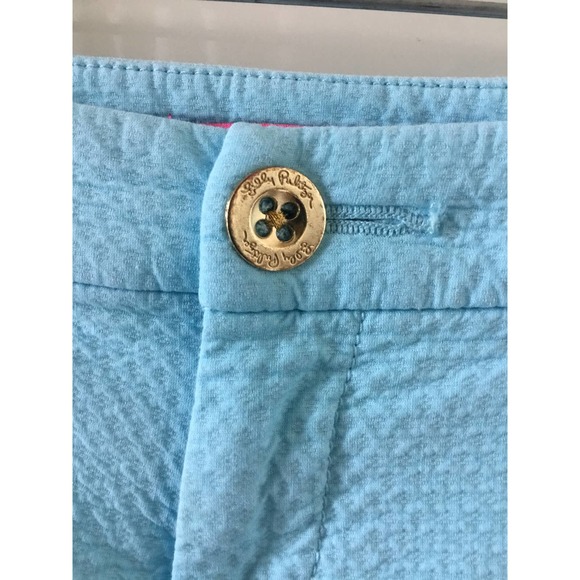 LILLY PULITZER 5" Buttercup Stretch Short Blue sz 0 - Picture 5 of 7